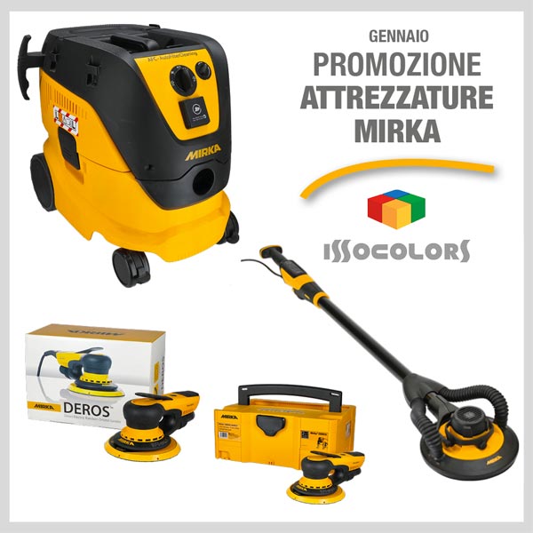 Promo attrezzature Mirka - Issocolors